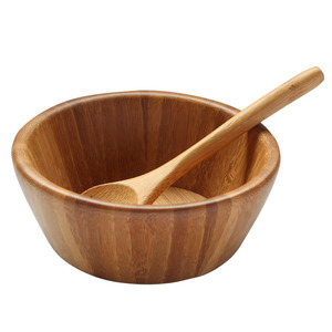Di legno di bambù profonda zuppa di ciotola piatto - Product Image 2