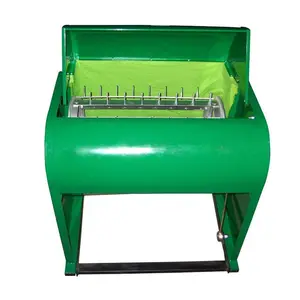 Mini pedal arroz trilladora máquina bajo precio trilladora de arroz