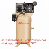Compresseur d'air à piston alternatif à entraînement électrique à deux étages Ingersoll Rand 2475N7.5, 7,5 ch, 80 gallons, vertical, valeur premium