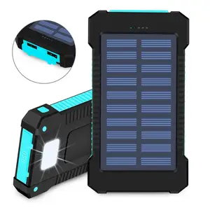 CE FCC Rohs Zertifizierung Anweisungen 10000Mah Mobile Power Handy Ladegerät Solar Power Bank