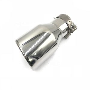 Nouveau universel 1 pièces 63mm-102mm 304 acier inoxydable voiture arrière rond tuyau d'échappement queue silencieux pointe Uk Offre Spéciale voiture accessoires - Product Image 2