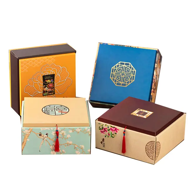 Caixas de presente de chocolate atacado/lua bolo caixa de embalagem