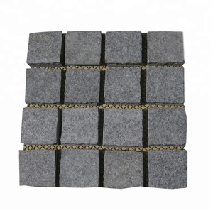 SH đá nóng bán giá rẻ Đen Granite cobblestones pavers đường lái xe cho lát đá - Product Image 6
