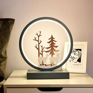 Laser cut deerlet mô hình quà tặng đám cưới cho khách hàng LED bảng đèn giáng sinh cây bàn đèn tiết kiệm năng lượng đèn Amazon - Product Image 2