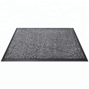 Tappeto per Porta in Cotone Grande e Piccolo Antiscivolo Barriera Antipolvere Tappetino d'Ingresso in PVC a Pelo Tagliato Stile Moderno Lavabile - Product Image 1