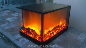1066mm o chimenea eléctrica artificial personalizada de 2 lados o 3 lados o 4 lados con llama Led - Product Image 3