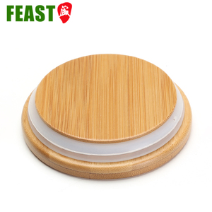 <span class=keywords><strong>Pot</strong></span> de rangement en verre hertique, de grande capacité, <span class=keywords><strong>transparent</strong></span> avec couvercle en bois, 1 pièce - Product Image 2