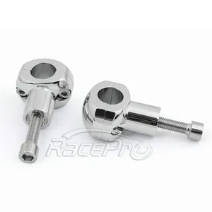 RACEPRO 1 Inch clamps Motorcycle Handle Bar Risers for Harley Cruisers Honda Yamaha Suzuki Kawasaki