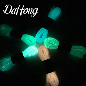 Lacci delle scarpe riflettenti personalizzati glow in the dark lacci delle scarpe lacci luminosi lacci delle scarpe fluorescenti colorati - Product Image 2