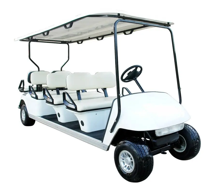 Electric Golf Cart shuttle sightseeing vehicle 5kw 48v AC Motor