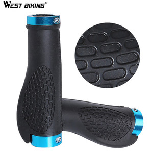 Puños para Bicicleta WEST BIKING de Aleación de Aluminio con Doble Bloqueo, Empuñadura de Goma para Bicicleta de Montaña, Puños para Manillar de Ciclismo - Product Image 5