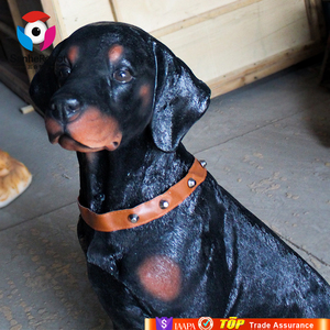 Statues <span class=keywords><strong>de</strong></span> chiens en résine grandeur nature attrayantes pour la décoration <span class=keywords><strong>de</strong></span> zoo en extérieur - Product Image 4