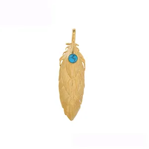 pendant-129 wholesale xuping fashion pendant 24k gold color Leaves shape pendant for party