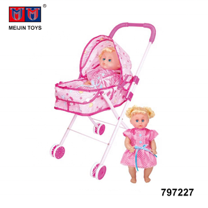 Muñeca <span class=keywords><strong>de</strong></span> juguete <span class=keywords><strong>de</strong></span> ojo activo para bebé, 16 pulgadas, con IC y carrito <span class=keywords><strong>de</strong></span> hierro, nuevo diseño - Product Image 2