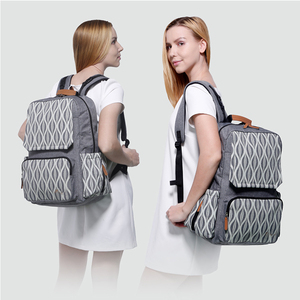 ODM OEM poliéster mamá bebé bolsa multifuncional Jordania adultos bebé mochila bolsa <span class=keywords><strong>de</strong></span> pañales - Product Image 3