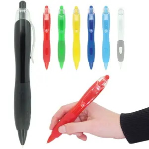 big giant stationery advertising rubber grip plastic click jumbo promotional gifts big ball pen