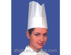 toque de cusinier Non-tissé rond/classique viscose - Product Image 3