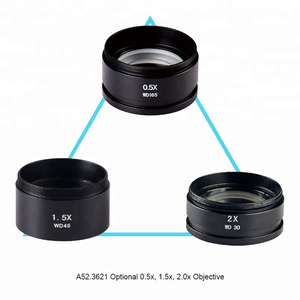 OPTO-EDU A23.3645N-B1T 0.7X-4.5X 三眼ズーム実体顕微鏡 <span class=keywords><strong>WF10x</strong></span>接眼レンズ ポールスタンド 3年保証 1:6.5ズーム比 - Product Image 3