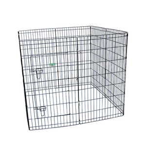 8 pannelli 24 30 36 42 48 pollici Pet box pieghevole metallo tubo quadrato cani penna per esercizi all'aperto cane box canile recinzione rete metallica - Product Image 2