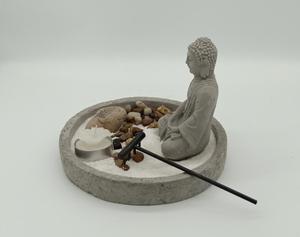 Vente en gros <span class=keywords><strong>de</strong></span> mini-jardins <span class=keywords><strong>zen</strong></span> rectangulaires en ciment faits à la main, décoration <span class=keywords><strong>de</strong></span> maison Bouddha - Product Image 4