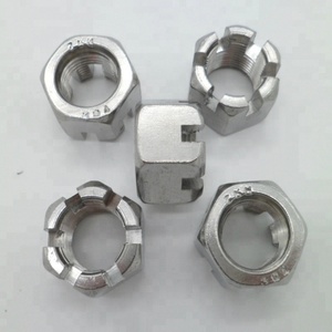 M30 M33 * 3.5mm 피치 미터 A4-70 스테인리스 육 성곽 견과 DIN935 - Product Image 2