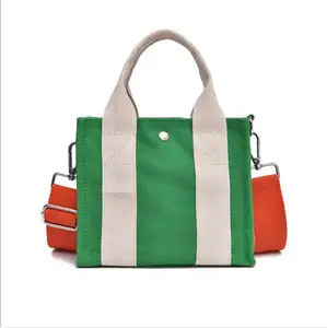 Модная стильная простая холщовая мини-сумка, женская сумка через плечо, сумки через плечо