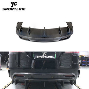 คาร์บอนไฟเบอร์ด้านหลังกันชน Diffuser สำหรับ <span class=keywords><strong>Tesla</strong></span> รุ่น <span class=keywords><strong>X</strong></span> P90 <span class=keywords><strong>75D</strong></span> P100 2016-2018 RZ สไตล์ - Product Image 1