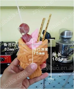2016 nueva máquina taiyaki waffle cono de helado fabricante de boca abierta de <span class=keywords><strong>la</strong></span> galleta de pescado frito máquina de helados - Product Image 4