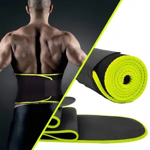 Neoprene Black Waist Tummy Trimmer Slimming Belt Sweat Band Body Shaper Wrap Weight Loss Burn Fat Exercise For weight reduction