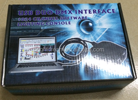 Logiciel d'éclairage de scène, console usb pour dj, équipement dmx, 3 broches