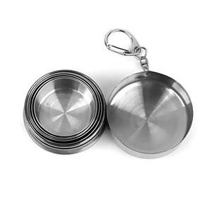 Portable En Acier inoxydable En Plein Air Voyage Camping Pliant Tasse Pliable - Product Image 3