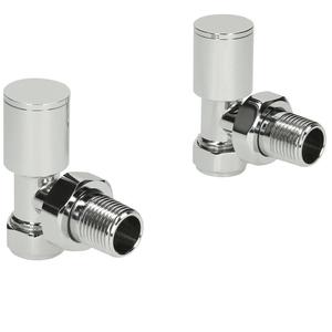 Vannes de <span class=keywords><strong>radiateur</strong></span> chromées et brossées SUN-V01/V02, vannes droites et vannes coudées - Product Image 1