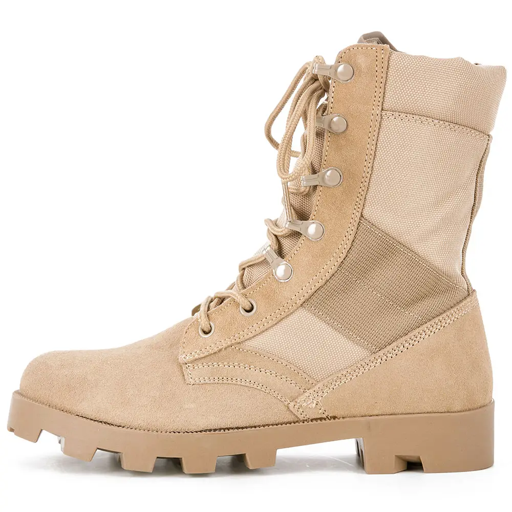 थोक उच्च गुणवत्ता सांस सस्ते रेगिस्तान सैन्य सामरिक Bota सेना के जूते सुरक्षा जूते के लिए पुरुषों