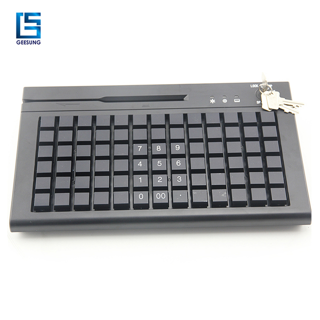 Dustproof and Capable of Magnetic Card Reader and Electronic Lock Programmable Membrane Keyboard with 66 Keys