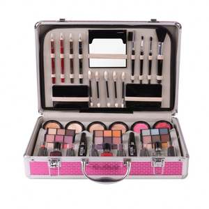Trousse de Maquillage Professionnelle 1156A pour Dames, Coffret Cadeau Complet de Maquillage de Salon avec Miroir - Product Image 4