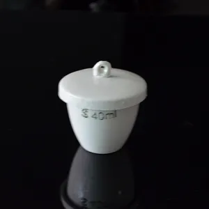 Crisol pequeño de porcelana para laboratorio, 5-500ml