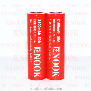 En gros prix!!! Enook 18650 2100 mAh 3.7 V max50A Li-ion batterie avec plat haut dans le grand stock - Product Image 1