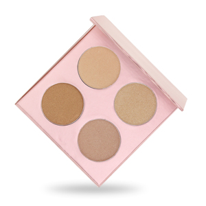 Nhãn Hiệu Riêng Vegan Mặt Ép Bột Highlighter Palette 8 Màu Sắc - Product Image 5