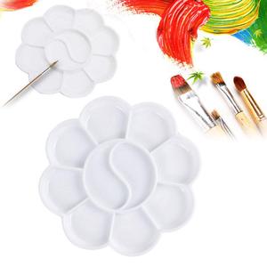 Tavolozza per Pittura Artistica a Forma di Fiore Bview, Palette in Plastica per Acquerello, Tavolozza da Viaggio per Dipingere - Product Image 5
