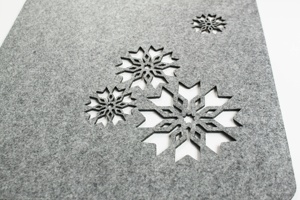 Décoration <span class=keywords><strong>de</strong></span> <span class=keywords><strong>Table</strong></span> <span class=keywords><strong>de</strong></span> noël <span class=keywords><strong>chemin</strong></span> <span class=keywords><strong>de</strong></span> <span class=keywords><strong>Table</strong></span> en feutre avec motifs creux - Product Image 4