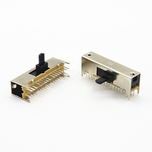 Kwanda chuyển đổi 38mm 30-pin 4way Brass-Nhựa kim loại resettable trượt nút chuyển đổi - Product Image 3