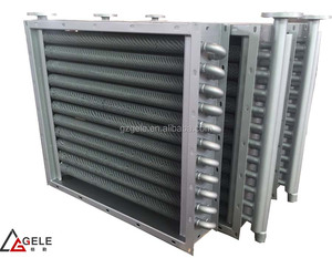 Caldera de Gas de agua de condensación de acero al carbono bajo tubo con aletas de calentadores industriales de intercambiador de calor y radiador para lavandería Industrial - Product Image 5