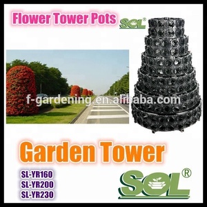 Systèmes de jardinage vertical en bois massif, piscines de jardin françaises, tour verticale, pot de fleurs de jardin - Product Image 3