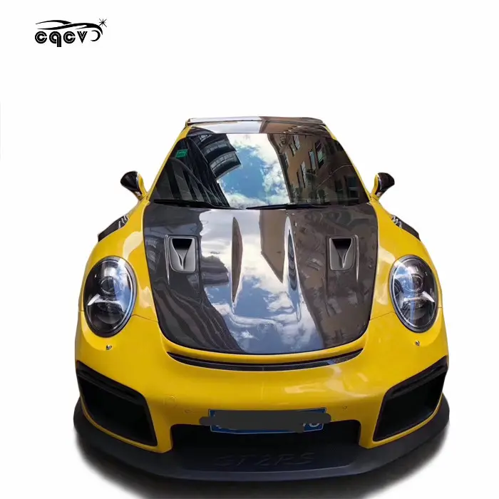 Mooie GT2 Rs Stijl Body Kit Voor De Nieuwe Porsche 911 991.2 Voorbumper Achterbumper Side Rokken Kap Vleugel spoiler Spatbord