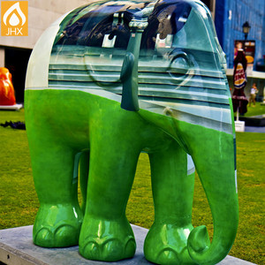 Estatua de elefante realista grande, escultura de animales, Material de resina para jardín interior y exterior, decoración del hogar - Product Image 4