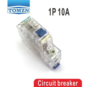 1 P 10A מקרה שקוף 10 אמפר מיני circuit
