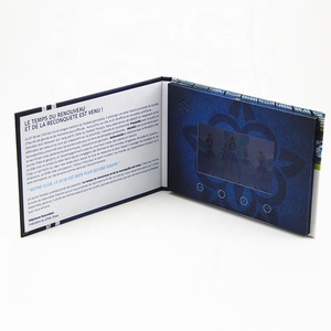 Nouvelle brochure vidéo LCD/<span class=keywords><strong>carte</strong></span> de voeux cadeau publicitaire sur invitation à des fins commerciales et promotionnelles - Product Image 1