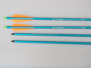 Flèche en aluminium colorée Musen Archery 2219 pour arc à poulies, <span class=keywords><strong>bleue</strong></span>, pour le tir - Meilleure vente - Product Image 3