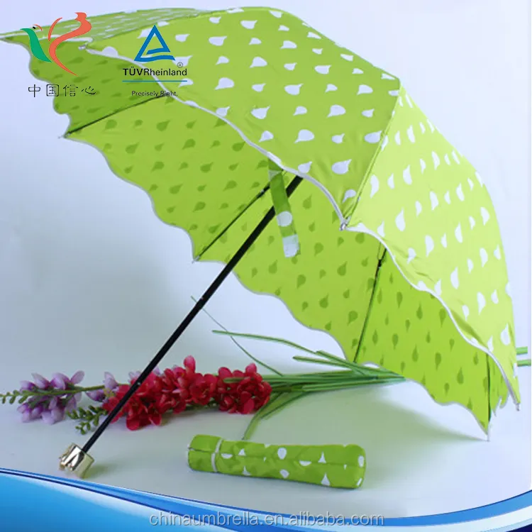 Publicidad al aire libre de alta calidad promocional playa cambian de color cuando paraguas mojado