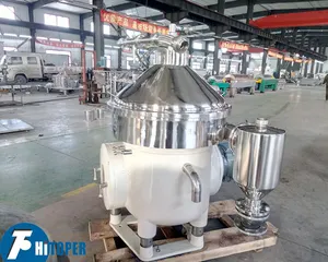 DHC series small milk dairy cream disc centrifuge separator with solid-holding bowl